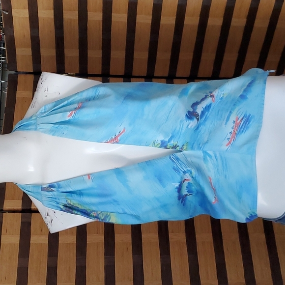 NWT!  Staud Halter island picture side zip top $145 msrp - Picture 1 of 9